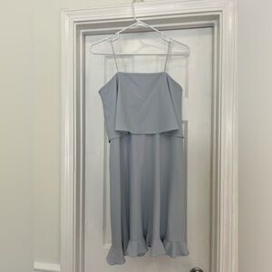 Halston strapless dress
